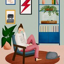 My project for course: Colorful Digital Illustration in Procreate. Traditional illustration, Drawing, Digital Illustration, and Digital Drawing project by Zeljka Haric - 04.12.2022