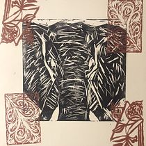 Elephant: Contemporary Printmaking. Un progetto di Illustrazione tradizionale, Artigianato, Belle arti e Stampa di Nicole Smith - 10.04.2022