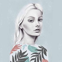 My project for course: Portrait with Pencil, Color Techniques and Photoshop. Projekt z dziedziny Trad, c, jna ilustracja,  Sztuki piękne, R, sunek ołówkiem,  R, sunek, Ilustracja c, frowa i Portret użytkownika Viktoria Zhulego - 12.04.2022