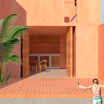 Mi Proyecto del curso: Representación gráfica de proyectos arquitectónicos. Un projet de Architecture, Design graphique, Architecture d'intérieur, Design d'intérieur, Pa, sagisme, Collage, Architecture numérique et Illustration architecturale de Estel Parés Estapé - 12.04.2022