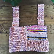 My project for course: Tapestry and Knitting for Garments and Accessories. Accessor, Design, Arts, Crafts, Fiber Arts, DIY, Knitting, Weaving, and Textile Design project by Tamanna Rahman - 04.12.2022