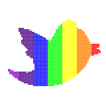 Mijn project van de cursus: Twitter rainbow. JavaScript, Motion Graphics, e Multimídia projeto de cindy_vandooren - 12.04.2022