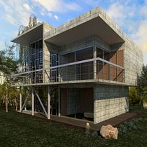 Mi Proyecto del curso: Diseño y modelado arquitectónico 3D con Revit. Un projet de 3D, Architecture, Architecture d'intérieur, Modélisation 3D, Architecture numérique , et ArchVIZ de chaparro_241009 - 08.04.2022