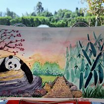 Mi Proyecto del curso: Ilustración en acuarela con influencia japonesa. Ilustração tradicional, Desenho, e Pintura em aquarela projeto de Nathalia Freire Iturriaga - 13.04.2022