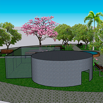Pavilion Gallery - Museu Efêmero  Ein Projekt aus dem Bereich Architektur, Innenarchitektur, Innendesign und Raumgestaltung von Melissa Morais Prates - 08.04.2022