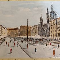 Il mio progetto del corso: Disegno architettonico con acquerello e inchiostro. Watercolor Painting project by mrov5903 - 04.13.2022