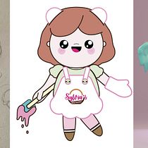 Mi Proyecto del curso: Creación de personajes kawaii en 3D con Blender . Een project van Traditionele illustratie, Ontwerp van personages, Digitale illustratie,  3D-modellering y Manga van Kennet Rivera - 07.04.2022