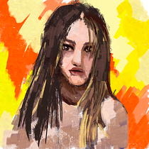 Mi Proyecto del curso: Retratos digitales de estilo tradicional con Photoshop. Traditional illustration, Digital Illustration, and Digital Painting project by Kevin Castillo - 04.13.2022