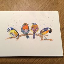 My project for course: Artistic Watercolor Techniques for Illustrating Birds. Traditional illustration, Watercolor Painting, Realistic Drawing, and Naturalistic Illustration project by delaney_7 - 04.04.2022