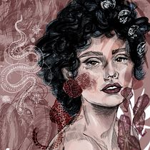 Meu projeto do curso: Retrato Ilustrado com Procreate . Ilustração tradicional, Ilustração vetorial, Ilustração digital, e Desenho de retrato projeto de Virginia Maria Oliveira Melo - 14.04.2022
