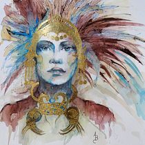 Il mio progetto del corso: Ritratto sperimentale con inchiostro, tè e alcol. Artes plásticas, Pintura, Desenho e Ilustração com tinta projeto de Angela Betta - 10.04.2022