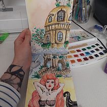 My project for course: Artistic Watercolor Sketching: Dare to Express Your Ideas. Traditional illustration, Sketching, Creativit, Drawing, Watercolor Painting, and Sketchbook project by Luca - 04.14.2022