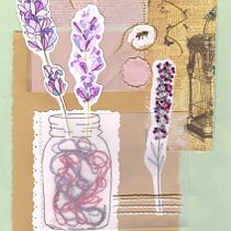 Mi Proyecto del curso: Técnicas de bordado experimental sobre papel. Un progetto di Belle arti, Collage, Ricamo e Textile Design di senoritalinda21 - 02.05.2022