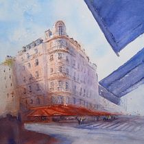 Mi Proyecto del curso: Dibujo arquitectónico con acuarela y tinta. Watercolor Painting, Architectural Illustration, Sketching, Drawing, Sketchbook & Ink Illustration project by jariaslombo - 04.15.2022