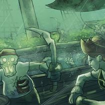 Mi Proyecto del curso: Concept Art: introducción al diseño de escenarios. Traditional illustration, Film, Video, TV, Animation, Digital Illustration, Video Games, Concept Art, and Game Design project by Julio Cesar Delgado Ramirez - 04.15.2022