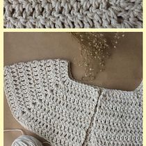 Mi Proyecto del curso:  Top-down: prendas a crochet de una sola pieza. Un progetto di Fashion design, Fiber Art, DIY, Uncinetto e Textile Design di lobueno_32 - 15.04.2022