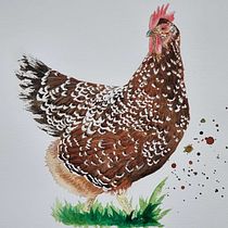 Mein Kursprojekt: Ausdrucksstarke Tierporträts in Aquarell Ein Projekt aus dem Bereich Traditionelle Illustration, Aquarellmalerei, Realistische Zeichnung und Naturalistische Illustration von Stefanie Wagner - 16.04.2022