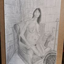 Il mio progetto del corso: Disegno realistico della figura umana. Traditional illustration, Fine Arts, Sketching, Pencil Drawing, Drawing, Realistic Drawing, and Figure Drawing project by Fabio Coluccia - 04.16.2022