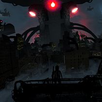 Cidade futurista curso: Iniciação à concept art: desenhando o futuro. Projekt z dziedziny Trad, c, jna ilustracja, Retuszowanie fotografii, Ilustracja c, frowa, Gr, komputerowe i Concept art użytkownika victor_appel_ferreyra - 16.04.2022
