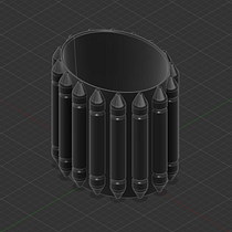 My project for course: Introduction to 3D Design and Printing. Projekt z dziedziny 3D, Wzornictwo przem, słowe, Projektowanie produktowe,  Modelowanie 3D i  Projektowanie 3D użytkownika annick10 - 16.04.2022