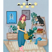 My project for course: Colorful Digital Illustration in Procreate. Traditional illustration, Drawing, Digital Illustration, and Digital Drawing project by Alexandra Scrupschii - 04.16.2022