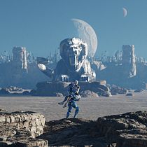 Ilustración fantástica 3D con Blender. 3D, Digital Illustration, and 3D Design project by Lucas Verdejo Williamson - 04.13.2022