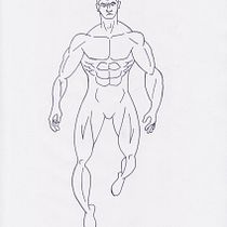 Mi Proyecto del curso: Ilustración para cómics: anatomía de un superhéroe. Un progetto di Illustrazione tradizionale, Character design, Fumetto, Disegno a matita e Disegno anatomico di Mauricio Gomez Hernandez - 17.04.2022