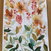 Mon projet du cours : Aquarelle florale créative : renouez avec la nature. Ilustração tradicional, Pintura, Pintura em aquarela e Ilustração botânica projeto de valdelame - 15.04.2022
