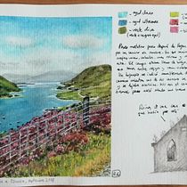 Mi Proyecto del curso: Cuaderno de viaje en acuarela. Traditional illustration, Watercolor Painting, and Sketchbook project by ru9che - 04.17.2022