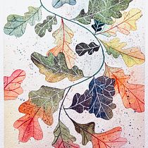 My project for course: Artistic Floral Watercolor: Connect with Nature. Ilustração tradicional, Pintura, Pintura em aquarela e Ilustração botânica projeto de Trang Chibi - 17.04.2022