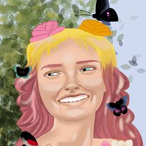Mein Kursprojekt: Digitale Fantasieporträts mit Photoshop. Traditional illustration, Drawing, Digital Illustration, Portrait Drawing, Digital Drawing, and Digital Painting project by Ramona Ließmann - 04.17.2022