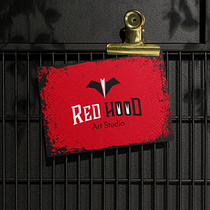 Projeto Identidade de Marca | RED HOOD. Un projet de Br, ing et identité, Design graphique, T, pographie, Création de logos, Design t , et pographique de Gabriel Kaminski - 06.06.2022