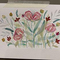 My project for course: Floral Arrangement Illustration in Watercolor. Un progetto di Illustrazione tradizionale, Belle arti, Pittura, Pittura ad acquerello, Illustrazione botanica e Illustrazione naturalistica di andrew.stef - 18.04.2022