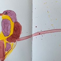 Mijn project van de cursus: Creatief aquarelschetsen voor beginners. Traditional illustration, Sketching, Creativit, Watercolor Painting, Sketchbook, and Drawing project by Ellen - 04.18.2022