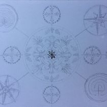 Mijn project van de cursus: De kunst van het tekenen van mandala's: maak geometrische patronen. Drawing & Ink Illustration project by Dorien Löwenthal - 04.16.2022
