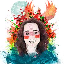 Mi Proyecto del curso: Retrato ilustrado con Photoshop. Desenho, Ilustração digital, Desenho de retrato, e Desenho digital projeto de Loan Poulet Fernández - 18.04.2022