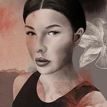 My project for course: Illustrated Portraits with Procreate. Ilustração tradicional, Ilustração vetorial, Ilustração digital, e Desenho de retrato projeto de Viktoria Zhulego - 18.04.2022
