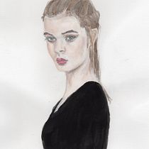 Mi Proyecto del curso: Retrato en acuarela a partir de una fotografía. Traditional illustration, Watercolor Painting, and Portrait Drawing project by Angel - 04.18.2022