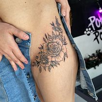 Mi Proyecto del curso: Tatuaje botánico con puntillismo. Ilustração tradicional, Desenho de tatuagens e Ilustração botânica projeto de Giovanni Pérez Hernández - 17.04.2022