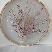 Mon projet du cours : Broderie sur tulle avec des fleurs et des plantes naturelles . Bordado, DIY, Design floral e vegetal, e Design têxtil projeto de aline_quinton_aq - 19.04.2022