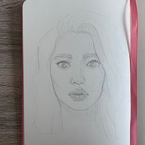 Mi Proyecto del curso: Sketchbook de retrato: explora el rostro humano. Een project van  Schetsen,  Tekening,  Portrettekening,  Artistieke tekening y Sketchbook van Valentina - 18.04.2022