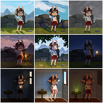 My project for course: Lighting Principles for Digital Painting. Traditional illustration, Digital Illustration, and Digital Painting project by lintriya - 04.19.2022