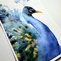 Mon projet du cours : Portraits expressifs d'animaux à l'aquarelle Ein Projekt aus dem Bereich Traditionelle Illustration, Aquarellmalerei, Realistische Zeichnung und Naturalistische Illustration von julie_milr - 20.04.2022
