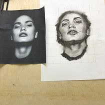 My project for course: Artistic Charcoal Portraiture: Creating Atmosphere. Ilustração tradicional, Artes plásticas, Desenho, Desenho de retrato, Desenho realista, e Desenho artístico projeto de milinew1 - 20.04.2022