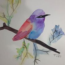 Meu projeto do curso: Aquarela naturalista com expressão e personalidade. Traditional illustration, Watercolor Painting, and Naturalistic Illustration project by Vitor Galvanin - 04.20.2022