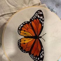 Mi Proyecto del curso: Técnicas de bordado realista. Traditional illustration, Embroider, and Textile Design project by ITZEL G PEREZ MENDEZ - 04.20.2022