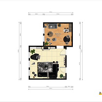 Mi Proyecto del curso: Iniciación al diseño de interiores. Un projet de Architecture d'intérieur, Design d'intérieur, Décoration, Décoration d'intérieur, Retail design , et Design d'espace de Anahi Salazar - 21.04.2022