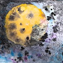 Crazy Moon. Un progetto di Illustrazione tradizionale, Belle arti, Pittura e Pittura ad acquerello di Valentina Julia Viglietti - 21.04.2022