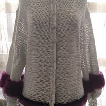 Mi Proyecto del curso:  Top-down: prendas a crochet de una sola pieza "REBECA METALIC". Un progetto di Fashion design, Fiber Art, DIY, Uncinetto e Textile Design di Sonia DIAZ MILLAN - 02.03.2022