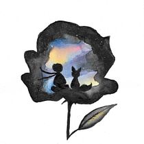 Mein Kursprojekt: Naturinspirierte Aquarellmalerei mit Double Exposure. Een project van Traditionele illustratie, Aquarelschilderen, Realistische tekening y Naturalistische illustratie van Katharina - 21.04.2022
